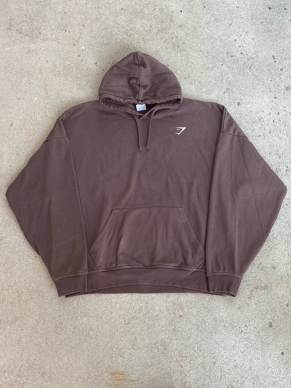 Brown Gymshark Gym Logo Hoodie